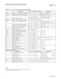 IRF6709S2TRPBF Datasheet Page 2