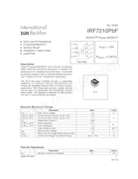 IRF7210TRPBF Datasheet Cover