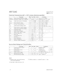 IRF7240TR Datenblatt Seite 2