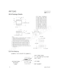 IRF7240TR Datenblatt Seite 8