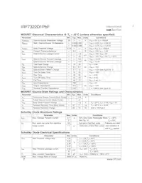 IRF7322D1PBF Datasheet Page 2