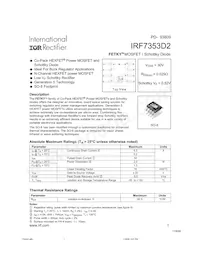 IRF7353D2 Datasheet Cover