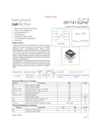 IRF7413QTRPBF Datasheet Cover