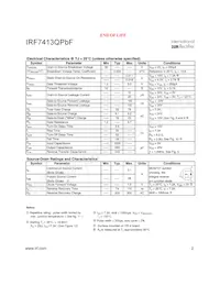 IRF7413QTRPBF Datasheet Page 2