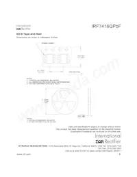 IRF7416QTRPBF Datasheet Page 9