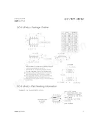 IRF7421D1PBF數據表 頁面 7