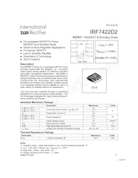 IRF7422D2TR Datasheet Cover