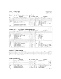 IRF7492TRPBF Datasheet Page 2