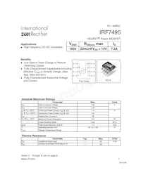 IRF7495TR Datasheet Cover