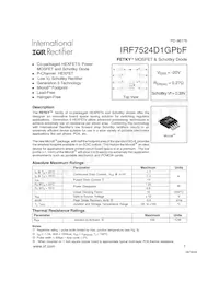 IRF7524D1GTRPBF Datasheet Cover
