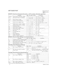 IRF7526D1PBF Datasheet Page 2