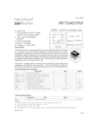 IRF7534D1PBF Datasheet Cover