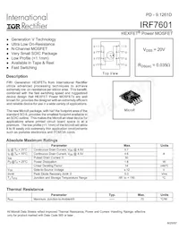 IRF7601TR Datasheet Cover