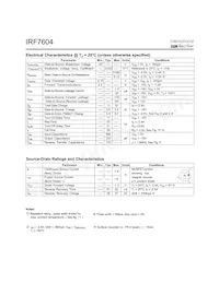IRF7604TR Datasheet Page 2