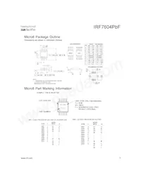 IRF7604TRPBF Datasheet Page 7