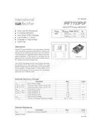 IRF7703TRPBF Datasheet Copertura