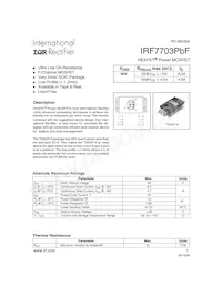 IRF7703TRPBF Datasheet Cover