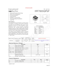 IRF7805QTRPBF Datenblatt Cover
