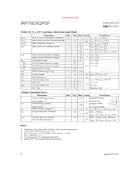 IRF7805QTRPBF Datasheet Pagina 2
