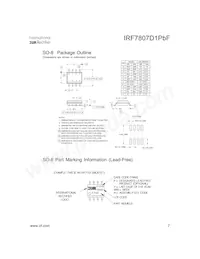 IRF7807D1PBF Datasheet Page 7