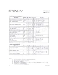 IRF7807VD1PBF Datenblatt Seite 2