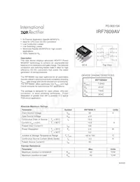 IRF7809AV Datasheet Cover