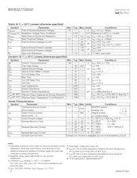 IRFB3077GPBF Datasheet Page 2
