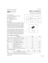 IRFL1006PBF Datasheet Cover