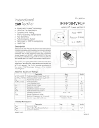IRFP064VPBF Datenblatt Cover