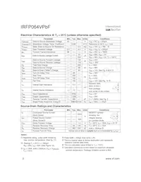 IRFP064VPBF Datenblatt Seite 2