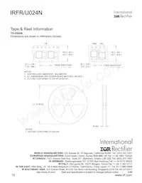 IRFR024NTRR Datasheet Pagina 10