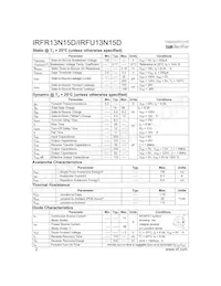 IRFR13N15DTRR Datasheet Page 2