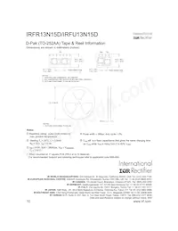 IRFR13N15DTRR Datasheet Page 10