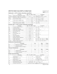 IRFR18N15DTRR Datasheet Page 2