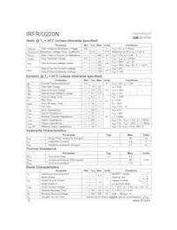 IRFR220NCPBF Datasheet Page 2