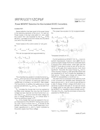 IRFR3711ZCTRPBF數據表 頁面 8