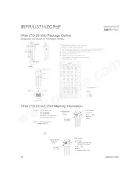 IRFR3711ZCTRPBF Datasheet Page 10