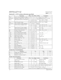 IRFR3711ZTRR數據表 頁面 2