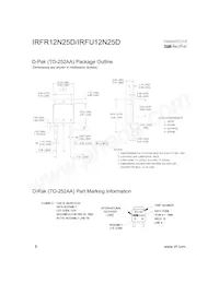IRFU12N25D Datasheet Page 8