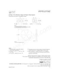IRFU3709Z-701P Datasheet Page 11