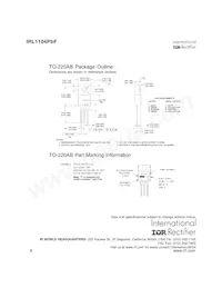 IRL1104PBF Datasheet Page 8