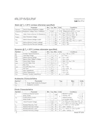 IRL3715STRLPBF Datasheet Page 2