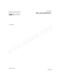 IRLI2203NPBF數據表 封面