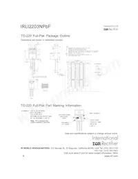 IRLI2203NPBF Datasheet Page 8