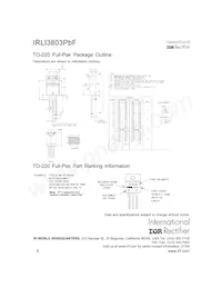 IRLI3803PBF Datasheet Pagina 8