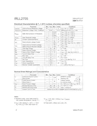 IRLL2705TR Datasheet Pagina 2