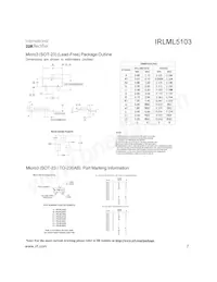 IRLML5103TR Datasheet Page 7