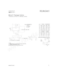IRLML6401TR Datasheet Page 7