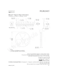 IRLML6401TR Datasheet Page 9