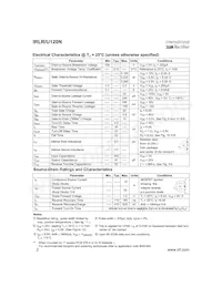 IRLR120NTRR Datasheet Page 2